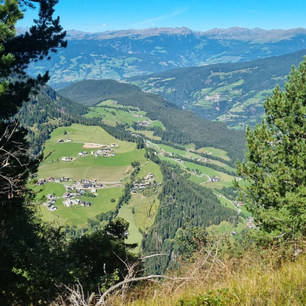 A view from atop of the mountain at Alpe di Siusi